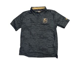 Vegas Golden Knights Fanatics Authentic Pro Polo Shirt Black Camouflage Size L